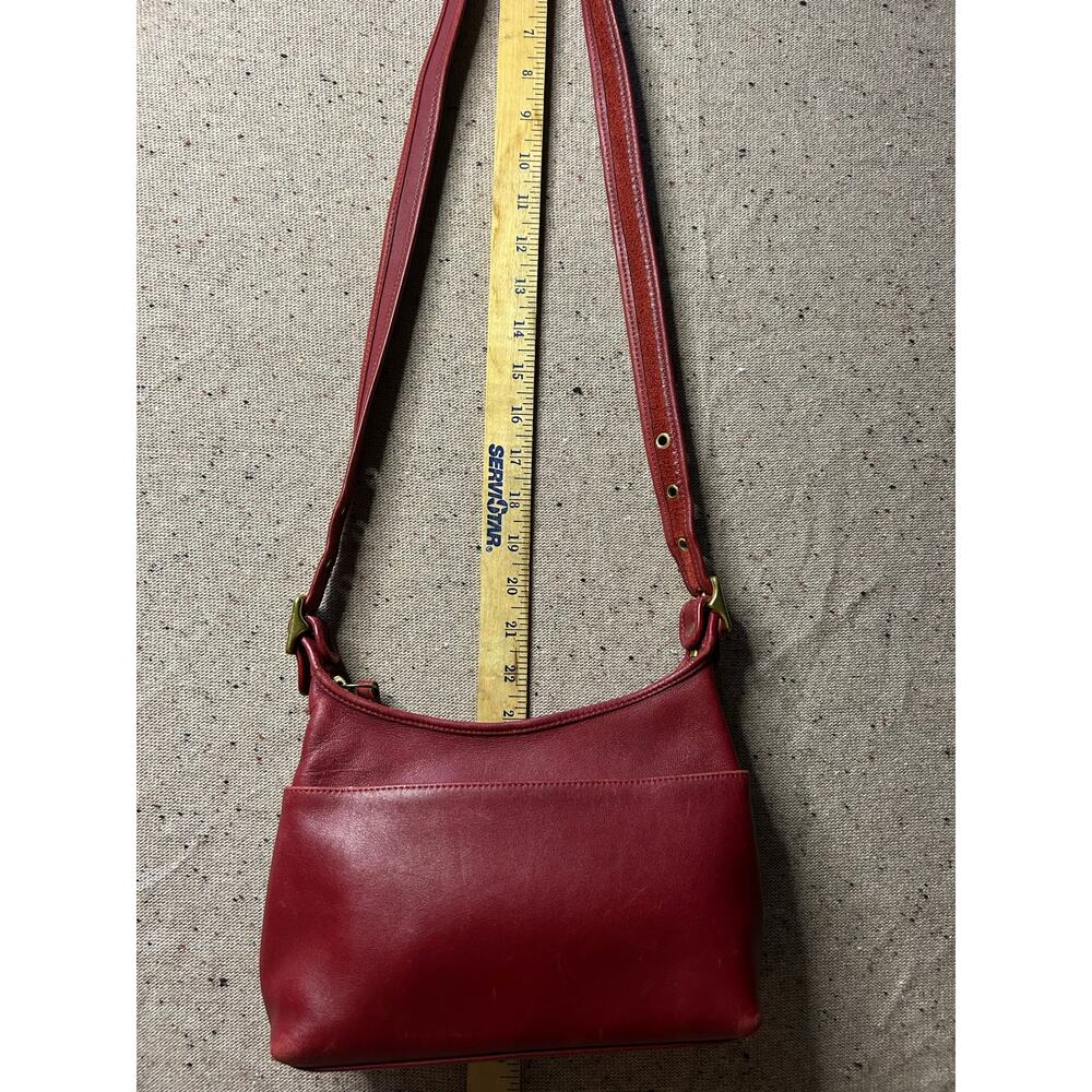 Coach Red Leather Shoulder Bag